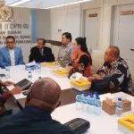 Rombongan DPRD Palu saat diterima Komisi II DPR RI di Jakarta, Selasa (25/11/2025). (©Jafar)
