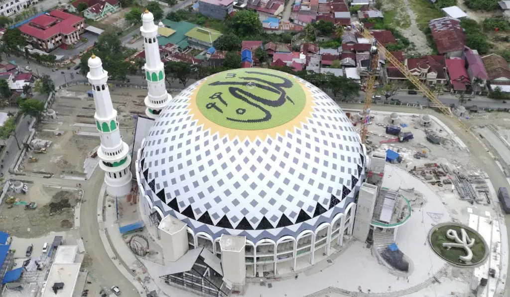 Menag Tinjau Masjid Raya Baitul Khairaat, Diresmikan 15 November