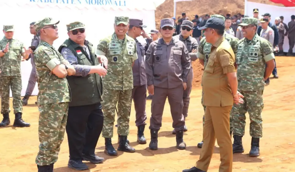 TNI-Polri dan Satgas PKH Segel Tambang Ilegal di Morowali