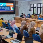 Suasana diskusi sinkronisasi rencana induk pemajuan Iptek di Palu, Selasa (18/11/2025). (©Prokopim Setda Kota Palu/Jufri)