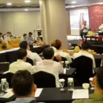 Wali Kota Hadianto pada Kongres II IAP Sulawesi Tengah di Palu, Sabtu (8/11/2025). (©Prokopim Setda Kota Palu/Imron)