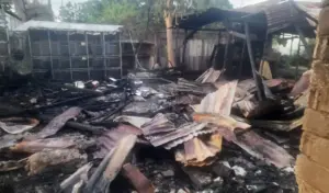 Kebakaran di Jalan Yojokodi Palu Hanguskan 3 Rumah dan 12 Petak Asrama