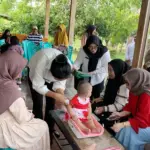 Kegiatan pelayanan Posyandu Lansia dan Balita Rutan Poso di Poso, Rabu (23/12/2025). (©Humas DItjenpas Sulteng)