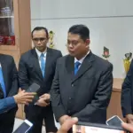 Kakanwil Ditjenpas Sulteng, Bagus Kurniawan memberikan keterangan kepada wartawan terkait Remisi Natal 2025. (@Humas Kanwil Ditjenpas Sulteng)