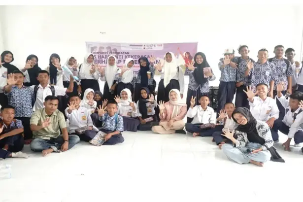 Giat sosialisasi KBSO di SMP Negeri 21 Sigi. (@KPKP-ST)
