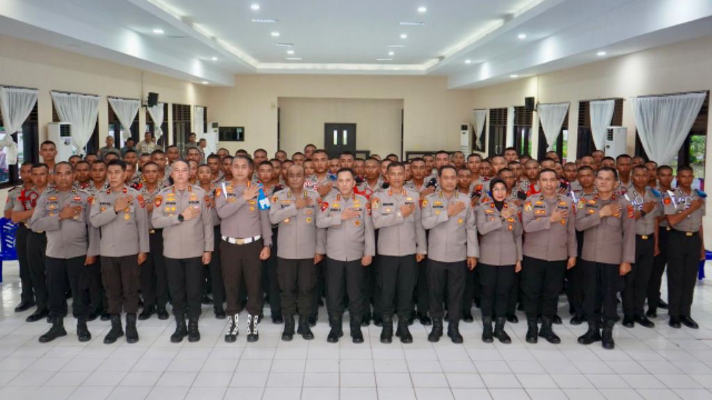 Jelang Dilantik, Kapolda Sulteng Bekali 72 Siswa Diktukba Polri