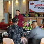 Sosialisasi Posbankum bagi kepala desa dan lurah di Morowali, Kamis (4/12/2025). (©Kemenkum Sulteng)