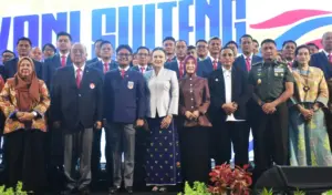 Pangdam XXIII/Palaka Wira Hadiri Pelantikan Ketua KONI Sulteng