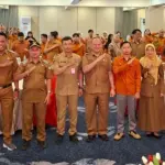 Pembukaan sosialisasi Datat Tunggal Sosial Ekonomi Nasional di Palu, Senin (15/12/2025). (©Prokopim Setda Kota Palu/Jufri)