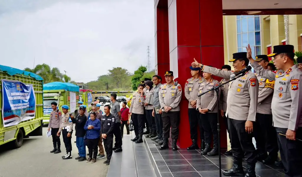 Polda Sulteng Kirim Bantuan untuk Korban Banjir dan Longsor di Sumatera
