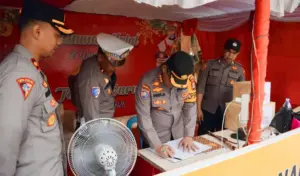 Kapolresta Palu Cek Kesiapan Pos Pengamanan Operasi Lilin Tinombala 2025