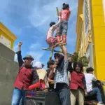 Aksi aktivis MANPA UIN Datokarama memperingati Hari Aids Sedunia di kampus UIN Datokarama Palu, Senin (1/12/2025). (©MANPA UIN DK)