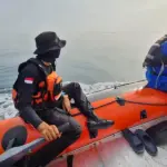 Operasi pencarian nelayan yang dilaporkan hilang di perairan Morowali, Minggu (7/12/2025). (©Basarnas Palu)