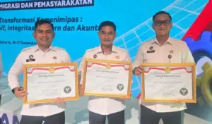 Tiga UPT Ditjenpas Sulteng Raih Predikat Wilayah Bersih dari Korupsi 2025