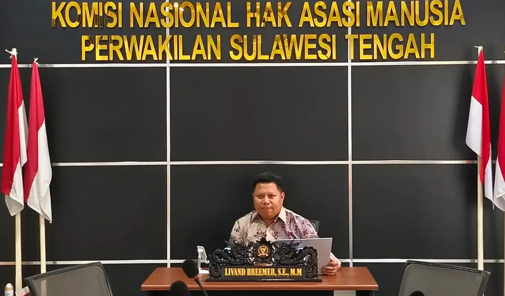 Kepala Komnas HAM Perwakilan Sulawesi Tengah, Livand Breemer. (©Komnas HAM Sulteng)
