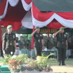 Peringatan Hari Juang TNI AD di Lapngan Faqih Rasyid, Palu, Senin (15/12/2025). (©Penrem 132)