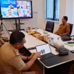 Wakil Wali Kota Palu Imelda Liliana Muhidin pada rapat koordinasi (rakor) apel kesiapsiagaan hidrometeorologi basah secara daring bersama seluruh pemerintah daerah se-Indonesia, Senin (29/12/2025). (©Prokopim Setda Kota Palu/Jufri)