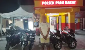 Polsek Palu Barat Ringkus Residivis Pencurian Kendaraan