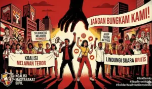 Koalisi Masyarakat Sipil Kecam Teror terhadap Aktivis dan Influencer Kritis