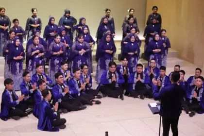 Kelompok paduan suara Svara Nusantara. (©Svara Nusantara)