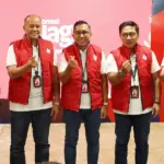 Manajemen Telkomsel pada pernyataan kesiapan menyambut Nataru di makassra, Kamis (18/12/2025). (©Telkomsel Pamasuka)