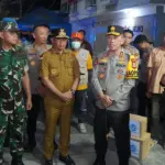 Gubernur Sulteng Anwar Hafid (tengah) berama Kapolda Sulteng Irjen Pol Endi Sutendi dan mewakili Pangdam pad apatroli gabungan menyambut tahun baru 2026 di Palu, Rabu (31/12/2025). (©Pendam23)