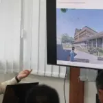 Rancanangan kantor Wali Kota yang baru saat dipresentasikan pada rapat di Ruang Kerja Wali Kota, Kamis (29/1/2026). (©Prokopim Setda Kota Palu/Jufri)