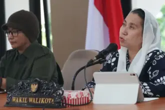 Wawali Palu Imelda saat membuka Konsultasi Publik Penyusunan RAD Penyandang Disabilitas Kota Palu Tahun 2025-2030 di Ruang Rapat Bantaya, Kantor Wali Kota Palu, Kamis (29/1/2026). (©Prokopim Setda Kota Palu/Iwan)