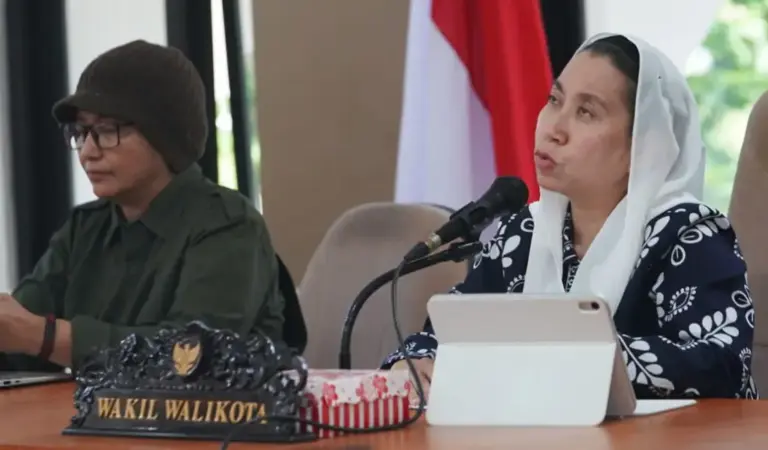 Wawali Palu Imelda saat membuka Konsultasi Publik Penyusunan RAD Penyandang Disabilitas Kota Palu Tahun 2025-2030 di Ruang Rapat Bantaya, Kantor Wali Kota Palu, Kamis (29/1/2026). (©Prokopim Setda Kota Palu/Iwan)