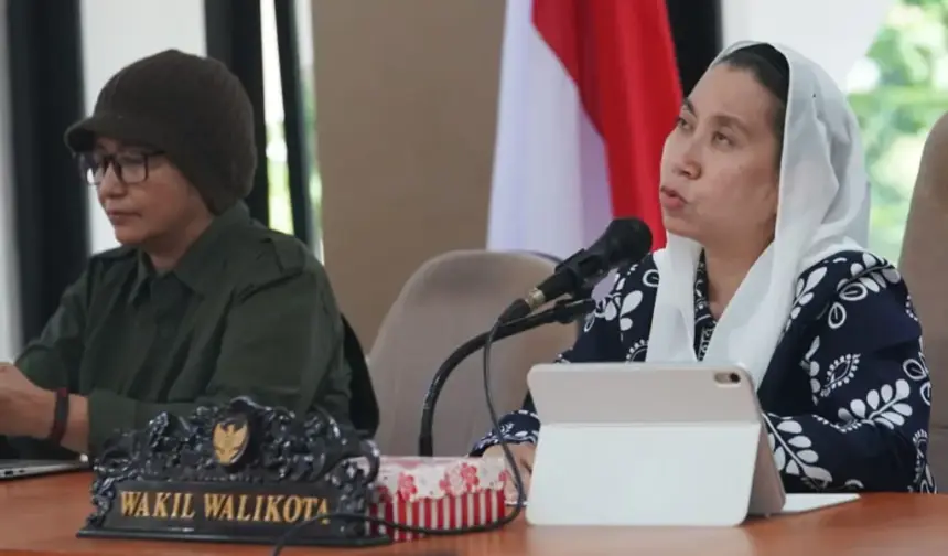 Wawali Palu Imelda saat membuka Konsultasi Publik Penyusunan RAD Penyandang Disabilitas Kota Palu Tahun 2025-2030 di Ruang Rapat Bantaya, Kantor Wali Kota Palu, Kamis (29/1/2026). (©Prokopim Setda Kota Palu/Iwan)