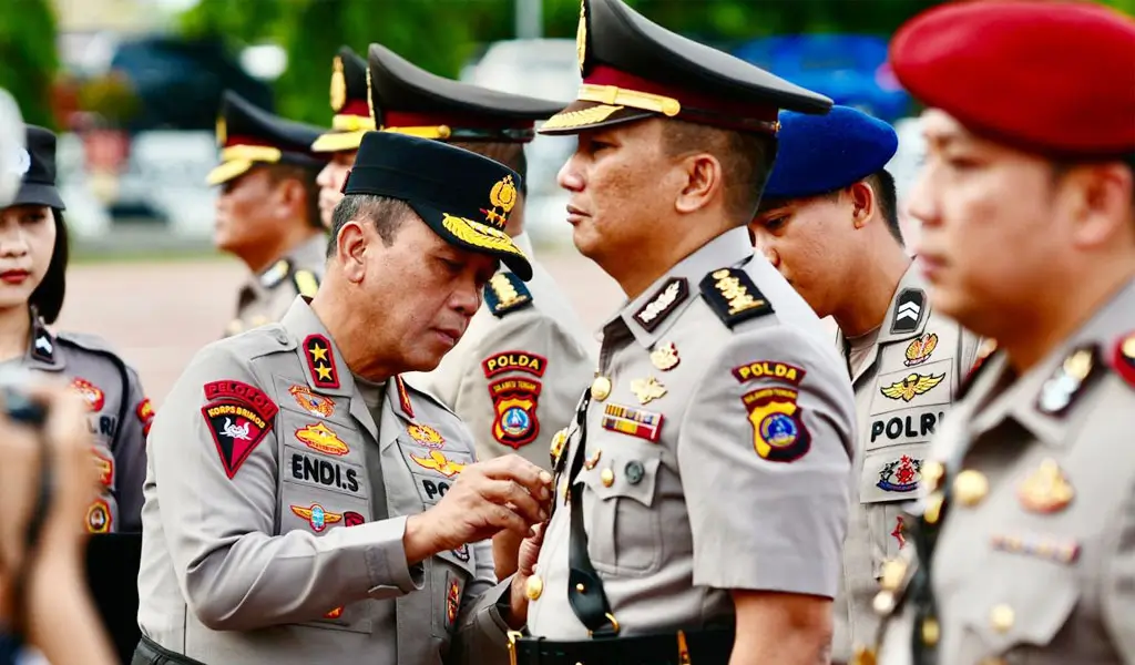 Kapolda Sulteng Pimpin Sertijab 10 Pejabat Utama dan Kapolres/Kapolresta