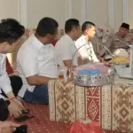 Kapolresta Palu Kombes Pol Hari Rosena bersama jajaran saat silaturahmi di kediaman Ketua Alkhairaat, Habib Alwi bin Saggaf Aljufri , Rabu (14/1/2026). (©Humas Polresta Palu)