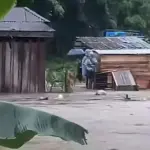 Banjir yang melanda Desa Wani, DOnggala, Minggu (11/1/2026). (©Tangkapan layar warga)