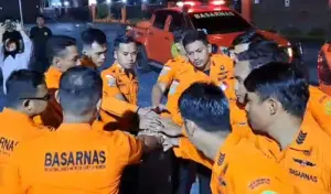 Basarnas Palu Kirim Personel Bantu Evakuasi Korban Pesawat ATR 42-500