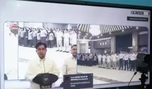 Kanwil Ditjenpas Sulteng Ikuti Apel Bersama Virtual Hadapi Tantangan 2026