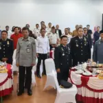 Peringatan Hari Bakti Imigrasi ke-76 di Aula Kantor Imigrasi Kelas I TPI Palu, Senin (26/1/2026). (©Humas Ditjenpas Sulteng)