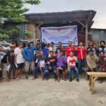 Fot bersama pada Pendidikan Buruh Transportasi Kontainer di Kelurahan Mamboro, Kota Palu, Minggu (11/1/2026). (©FNPBI Palu)