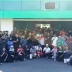 Pangdam bersama sejumlah jurnalis usai olahraga bersama di Makodam XXIII/Palaka Wira Palu, Selasa (27/1/2026). (©Pendam23)