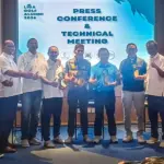 Konferensi pers Liga Golf Alumni Perguruan Tinggi 2026 di Jakarta Selatan, Jumat (23/1/2025). (©PanitiaLGA2026)