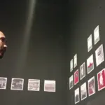 Kukuh Ramadhan dengan pameran "Sisa"nya. (©ist)