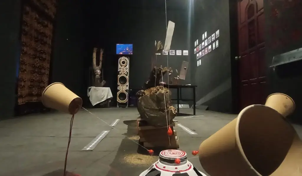 Pameran tunggal "Sisa" di Tiara Cafe oleh Kukuh Ramadhan. (©ist)