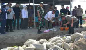 Peletakan Batu Pertama Gedung Koperasi Merah Putih Kelurahan Tondo