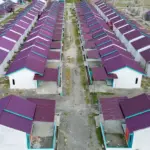 Foto udara salah satu kawasan perumahan yang difasilitasi KPR di Sigi. (©bmzIMAGES/Basri Marzuki)