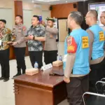 Pengambilan sumpah dalam rangka seleksi SIPSS Polda Sulteng, Kamis (22/1/2026). (©Huams Polda Sulteng)