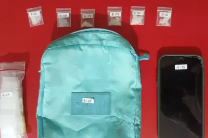 Barang bukti diduga sabu pada penangkapan di Tavanjuka, Selasa (27/1/2026). (©Humas Polresta Palu)