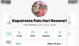 Nama Kapolresta Palu Dicatut untuk Penipuan Pencairan Dana Ratusan Juta