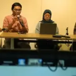 Konferensi pers terkait seleksi anggota Komisi Informasi di Jakarta, Senin (12/1/21026). (©FOINI)