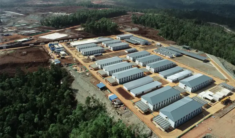 Foto udara proyek PT Vale Indonesia IDP Pomalaa, Sultra. (©PT Vale Indonesia)
