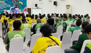 BI Sulteng Sosialisasi QRIS dan Literasi Keuangan kepada Mitra Ojek Online