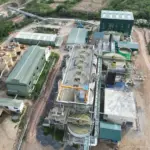 Foto udara fasilitas produksi PT Citra Palu Minerals, anak usaha Bumi Resources Minerals Tbk (BRMS). (©PT Citra Palu Minerals)